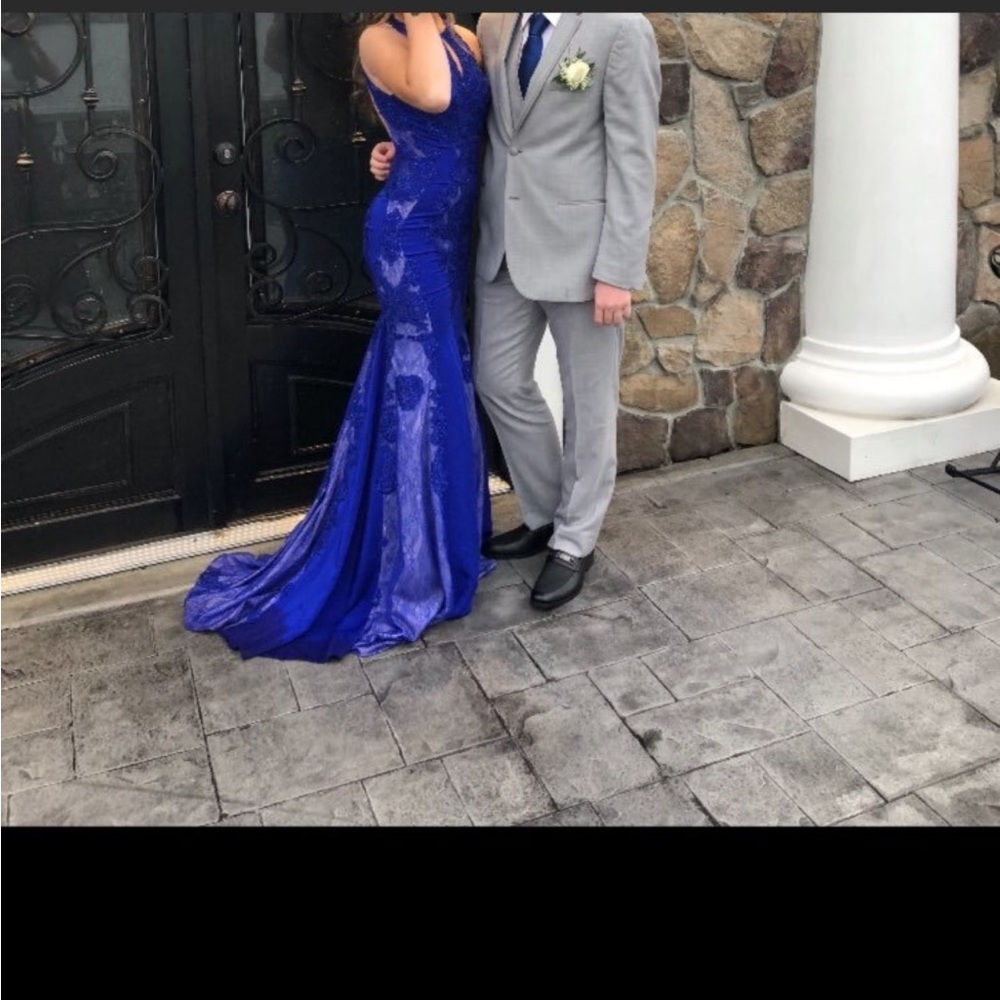 Elegant Royal Blue Gown